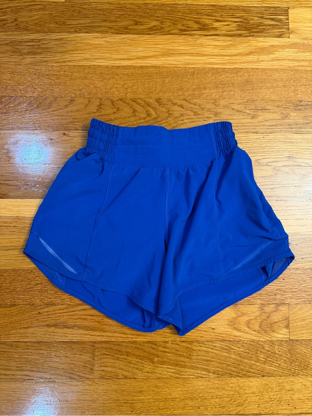 Lululemon Hotty Hot High-Rise Lined Short 4" Galactic Cobalt - Size 0